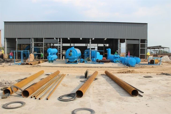 automatic waste tyre pyrolysis plant (3)